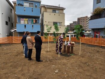 地鎮祭が行われました